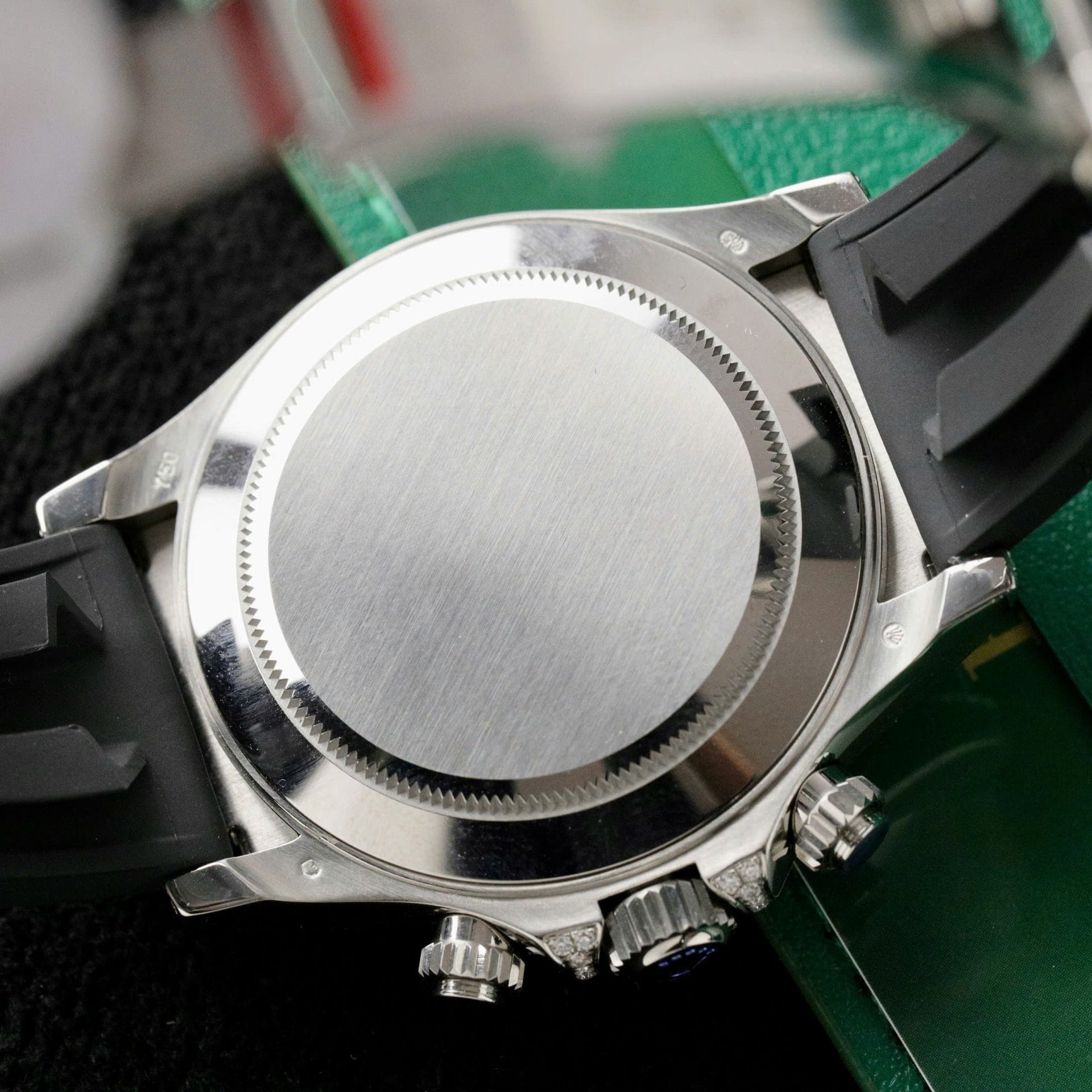 Rolex Daytona Super Clone Watch Dial Meteorite Custom Diamonds Moissanite Baguette 40mm - Image 8