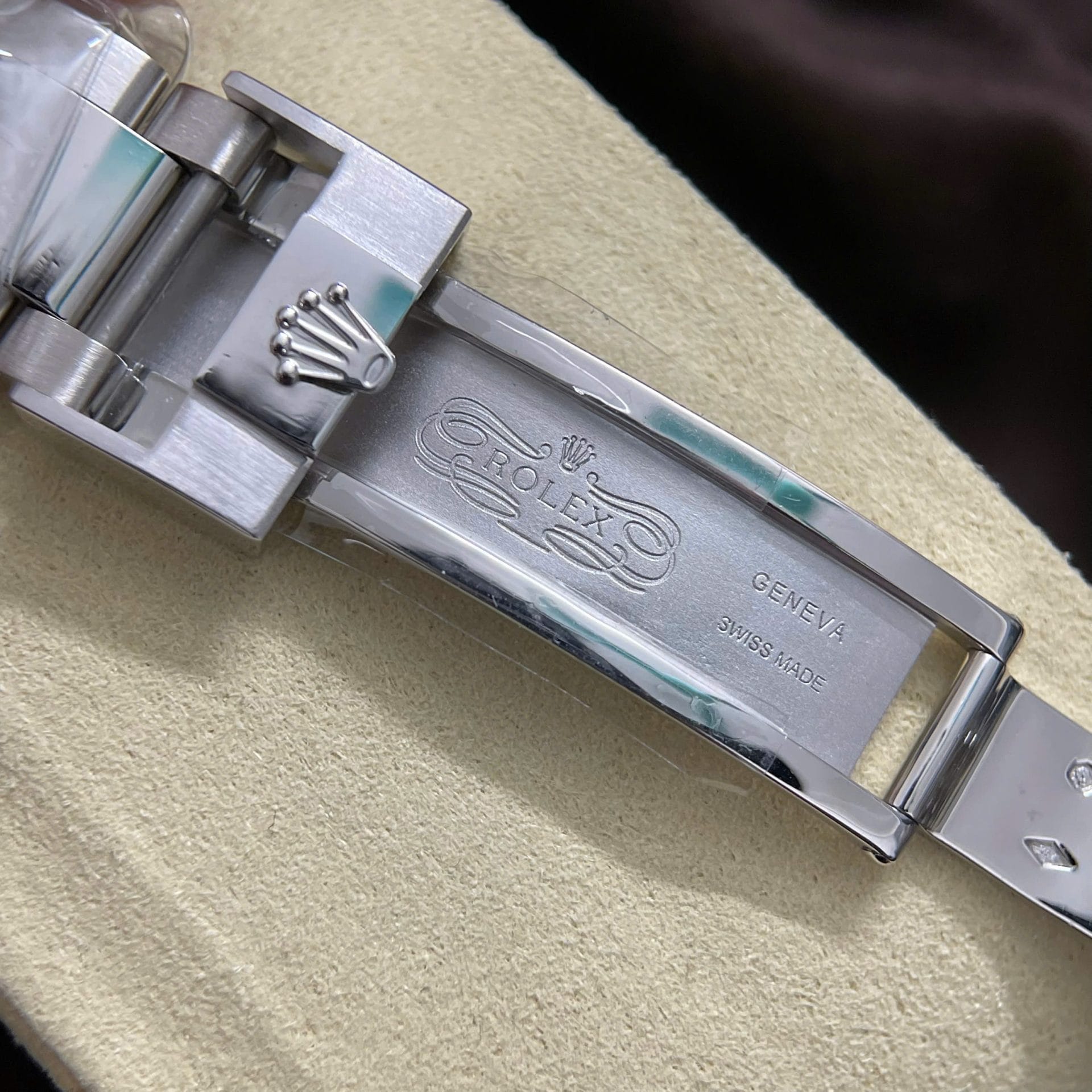 Rolex Daytona Super Clone Watch Custom 18K Solid White Gold Baguette Diamonds 40mm - Image 11