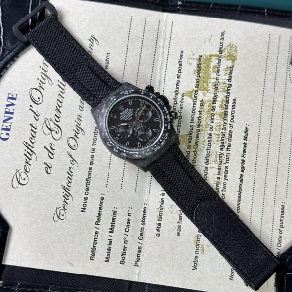 Dong Ho Rolex Daytona Diw Carbon Rep Cao Cap Sieu Nhe 40mm 7 1
