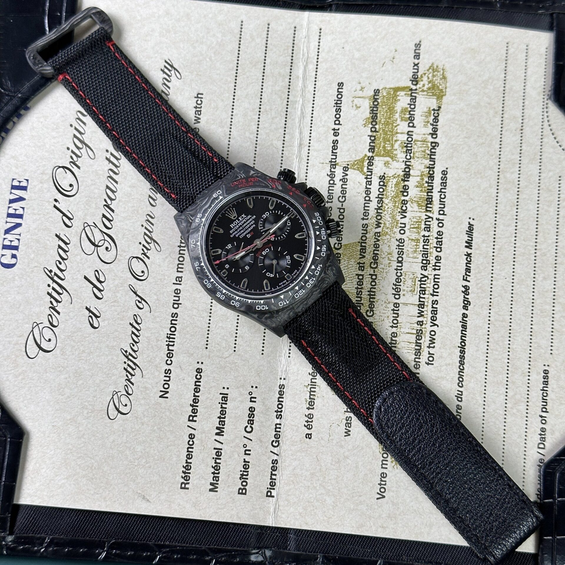 Rolex Daytona Diw Carbon Super Light Super Clone Watch 40mm