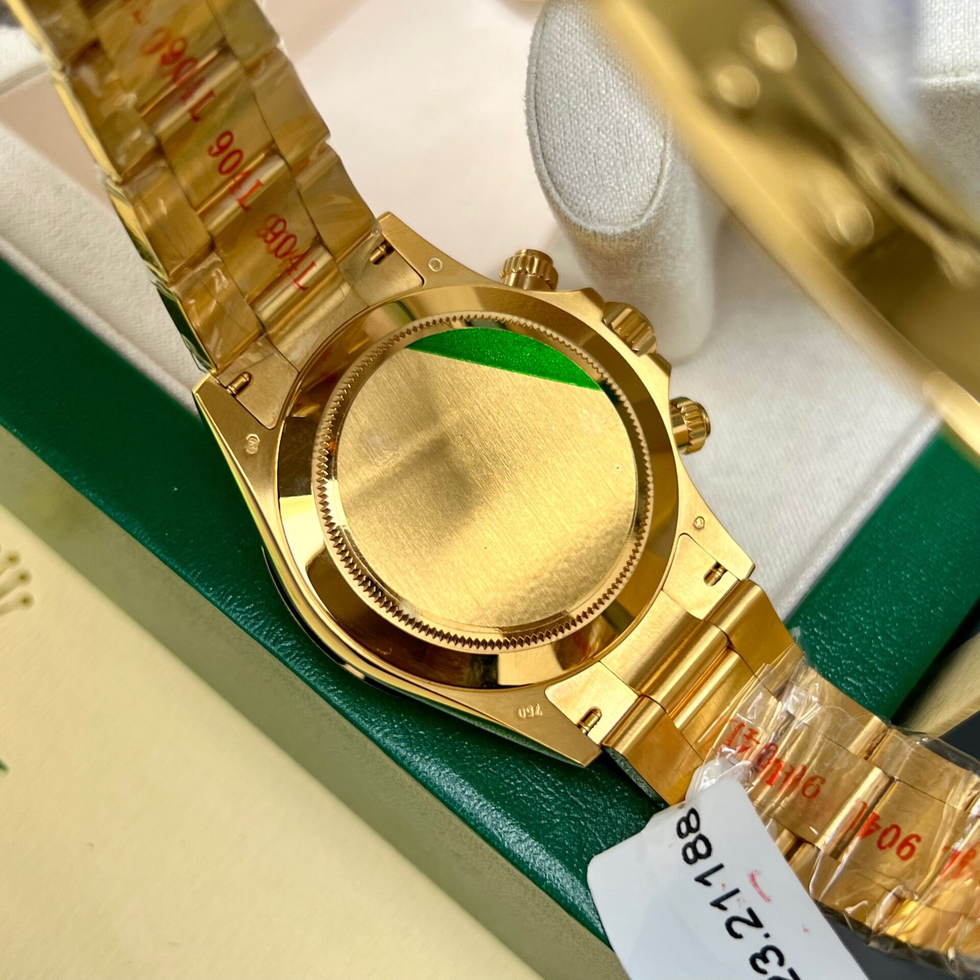 Rolex Daytona Loki Gold Wrapped Highest Quality Super Clone Watch 40mm - Image 8