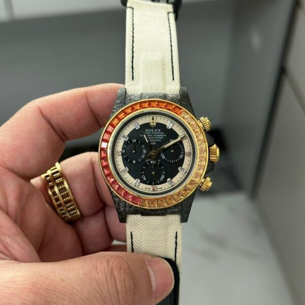 Dong Ho Rolex Daytona Nam Dinh Da Vo Carbon Sieu Nhe DIW 40mm 3 1