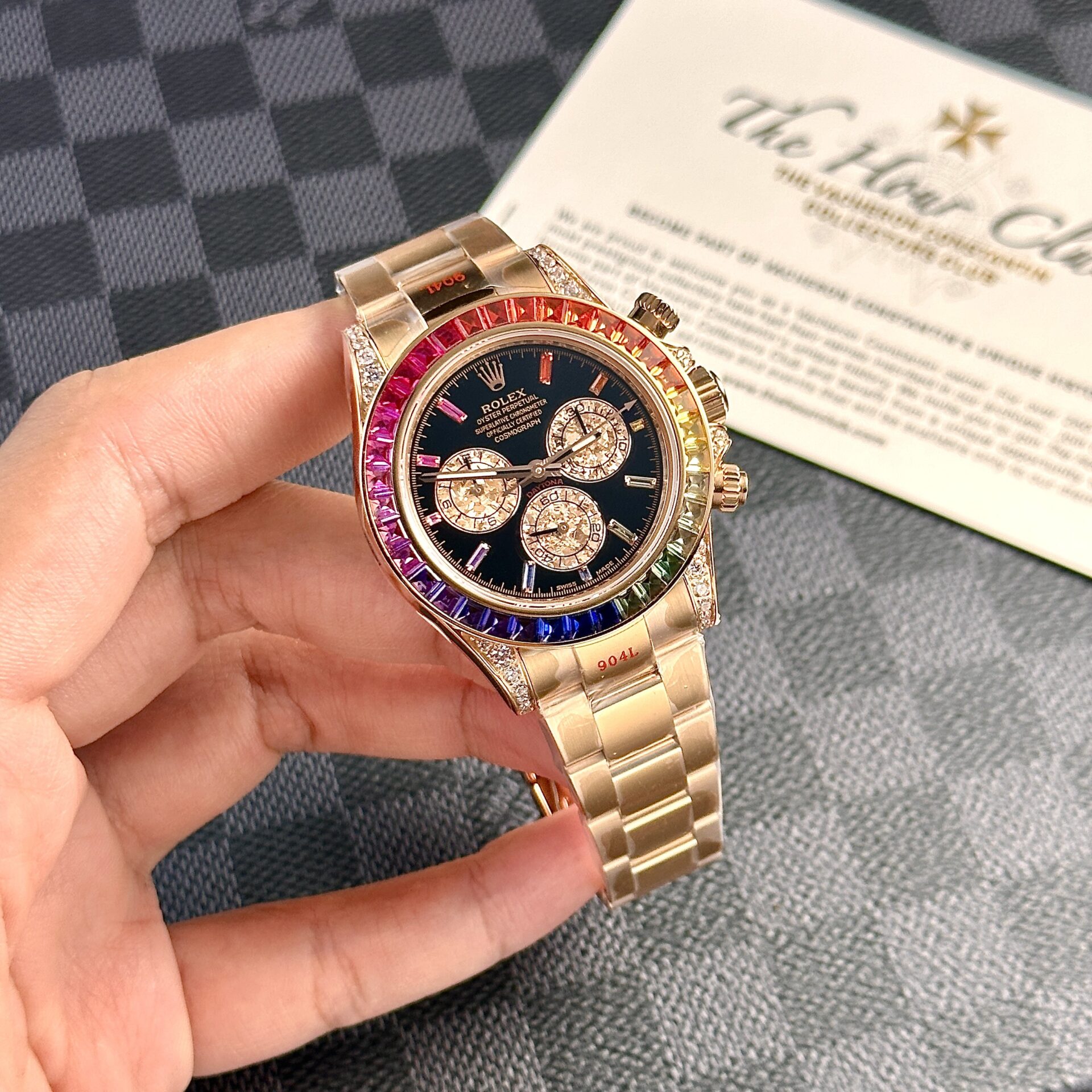 Rolex Daytona Rainbow Super Clone Watch High Quality NOOB Factory 40mm - Image 2