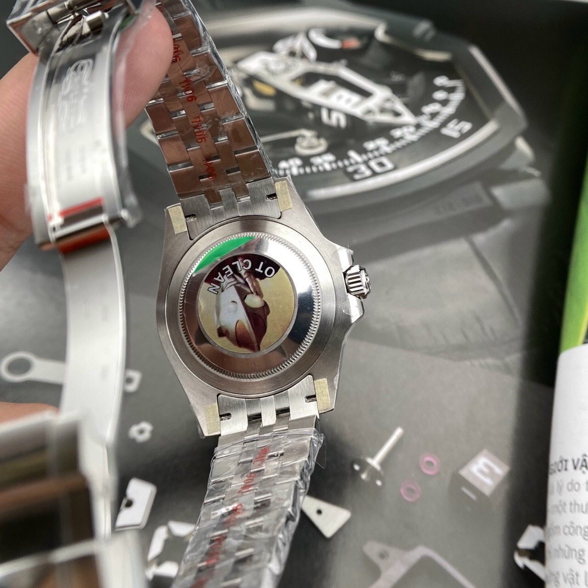 Rolex GMT-Master II 126710BLRO Super Clone 1:1 Watch Pepsi Clean 40mm - Image 4