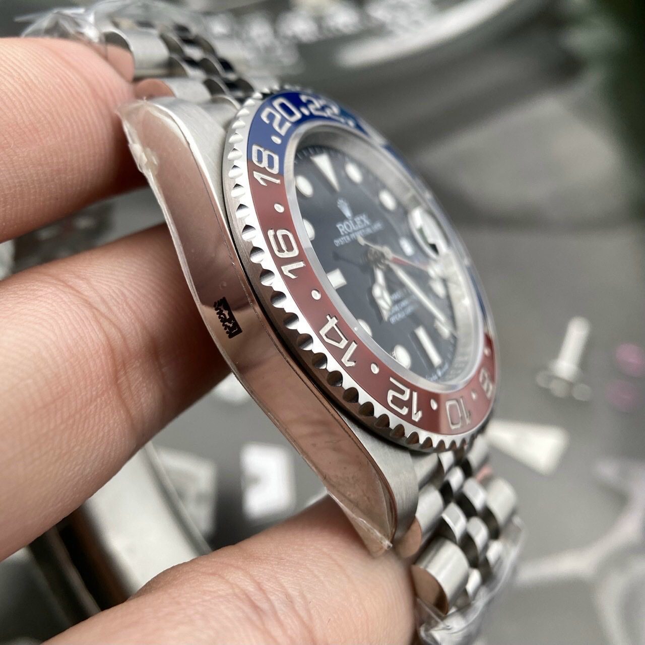 Rolex GMT-Master II 126710BLRO Super Clone 1:1 Watch Pepsi Clean 40mm - Image 3