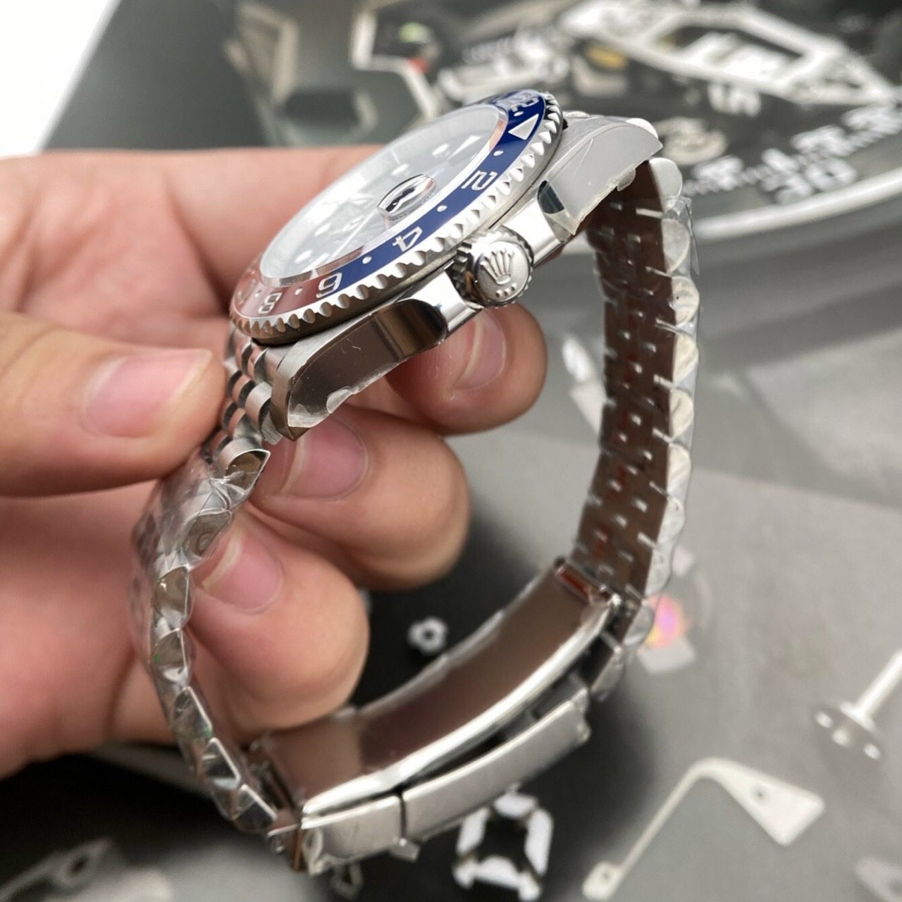 Rolex GMT-Master II 126710BLRO Super Clone 1:1 Watch Pepsi Clean 40mm - Image 2