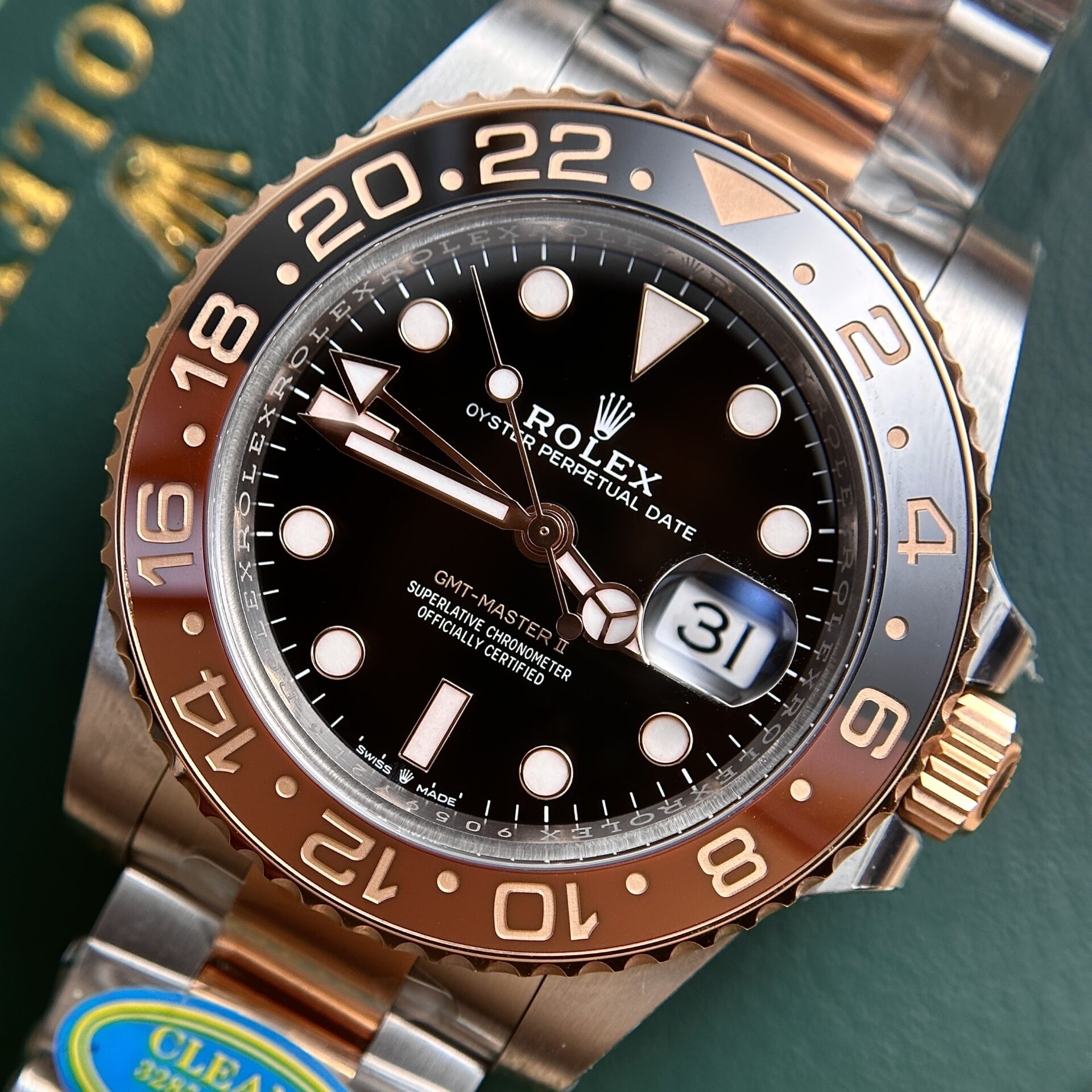 Rolex GMT-Master II 126711CHNR Root Beer Super Clone Watch Clean Factory 40mm - Image 3