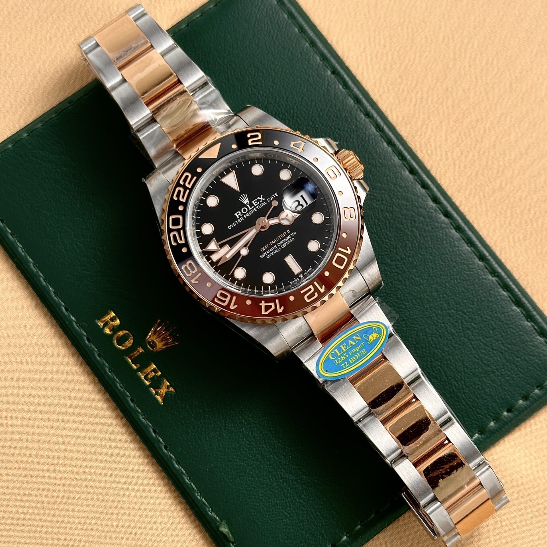 Rolex GMT-Master II 126711CHNR Root Beer Super Clone Watch Clean Factory 40mm