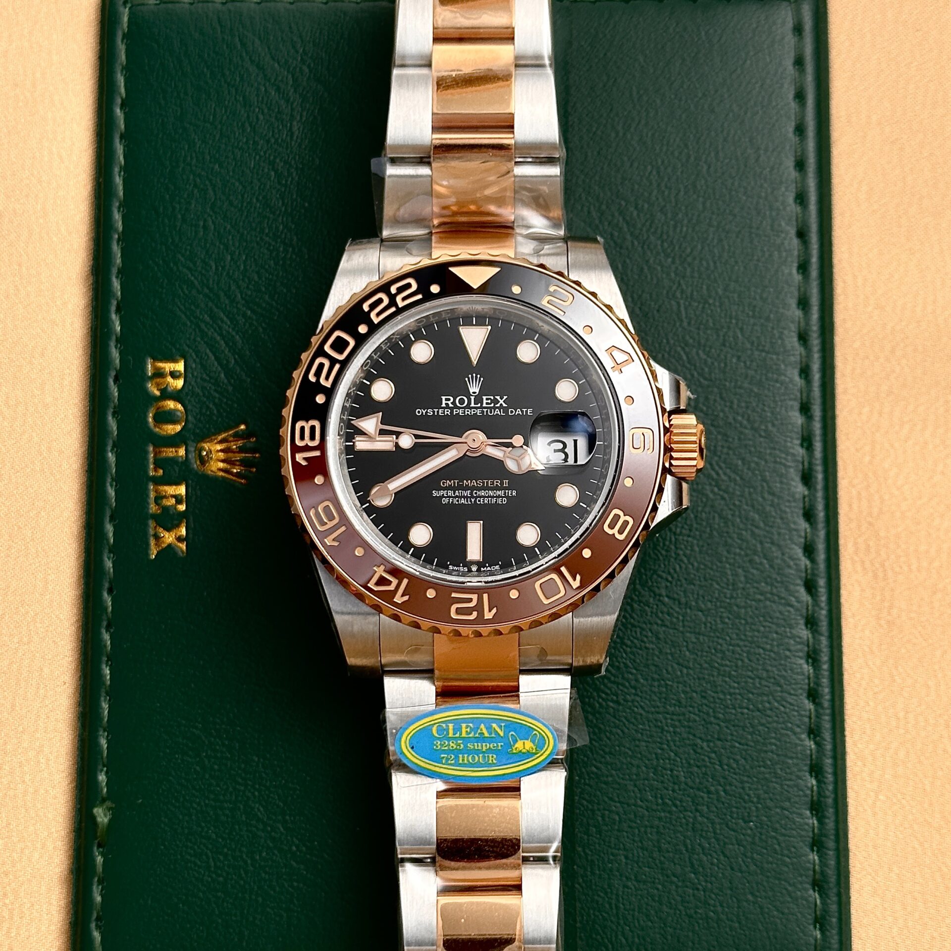 Rolex GMT-Master II 126711CHNR Root Beer Super Clone Watch Clean Factory 40mm - Image 2