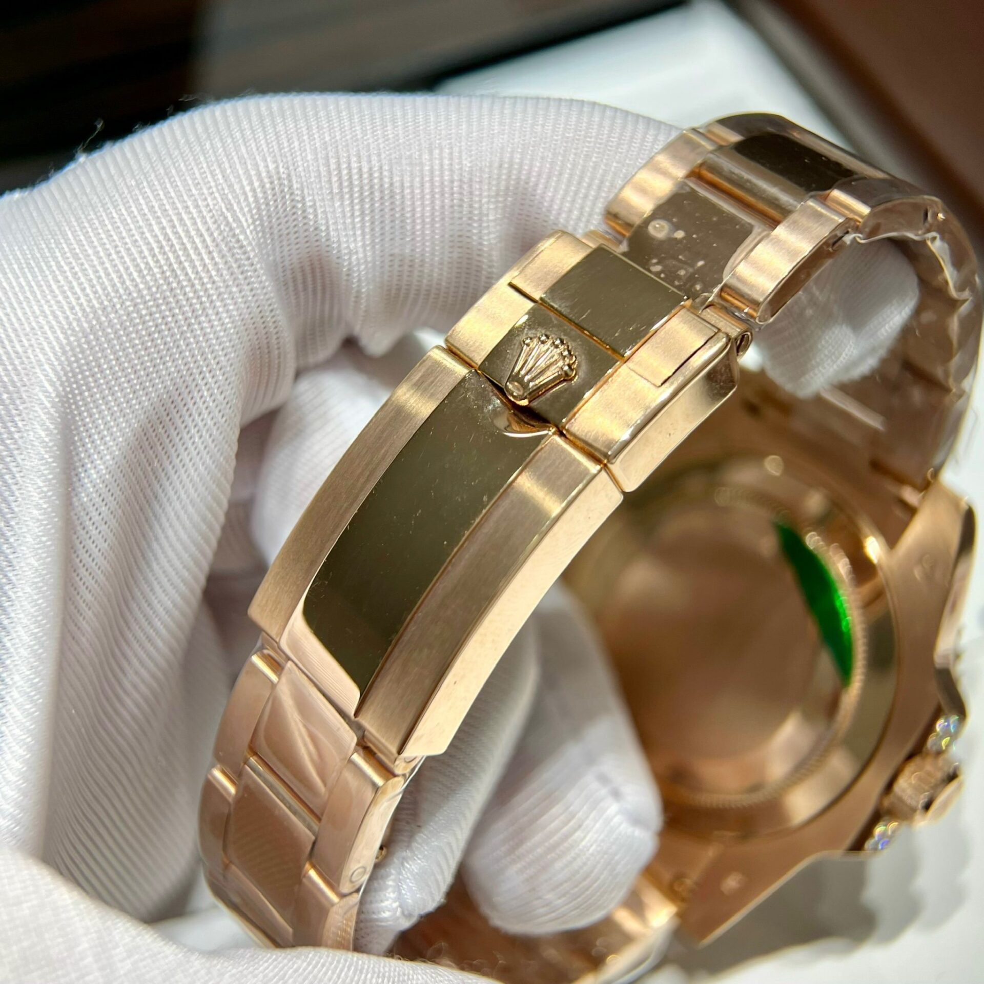 Rolex GMT-Master II 126755 SARU Super Clone Watch Gold Wrapped Sapphire 41mm - Image 7