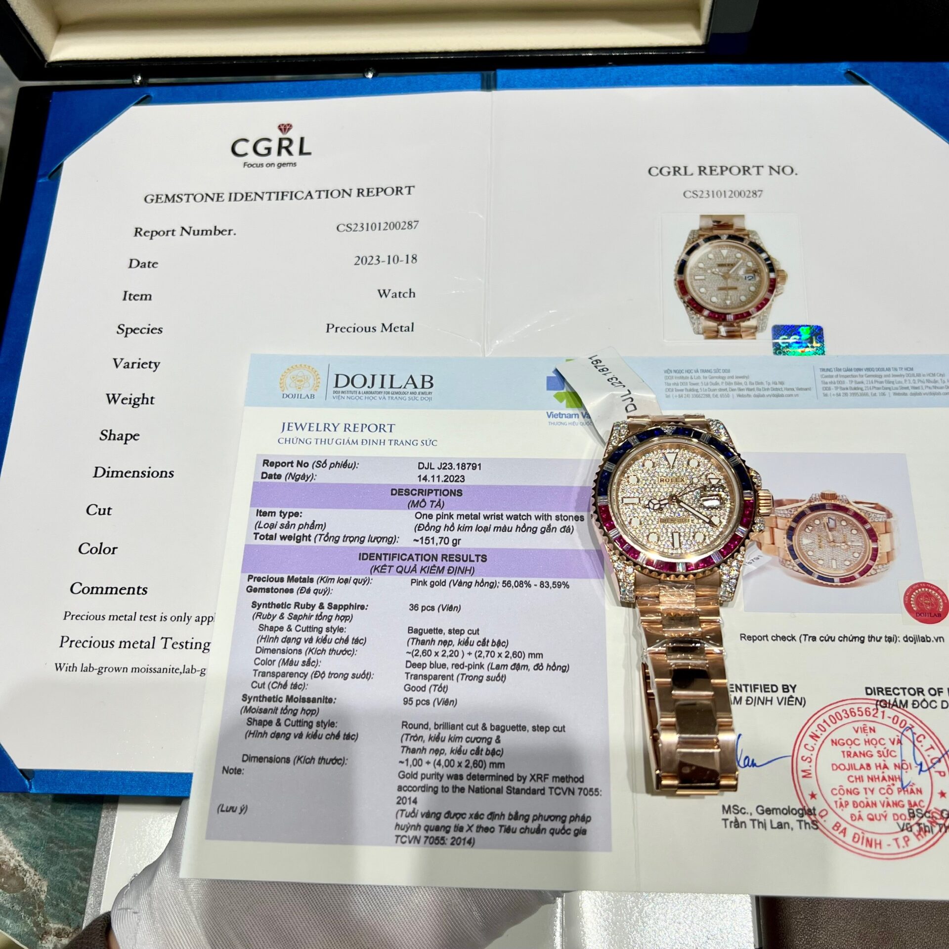 Rolex GMT-Master II 126755 SARU Super Clone Watch Gold Wrapped Sapphire 41mm
