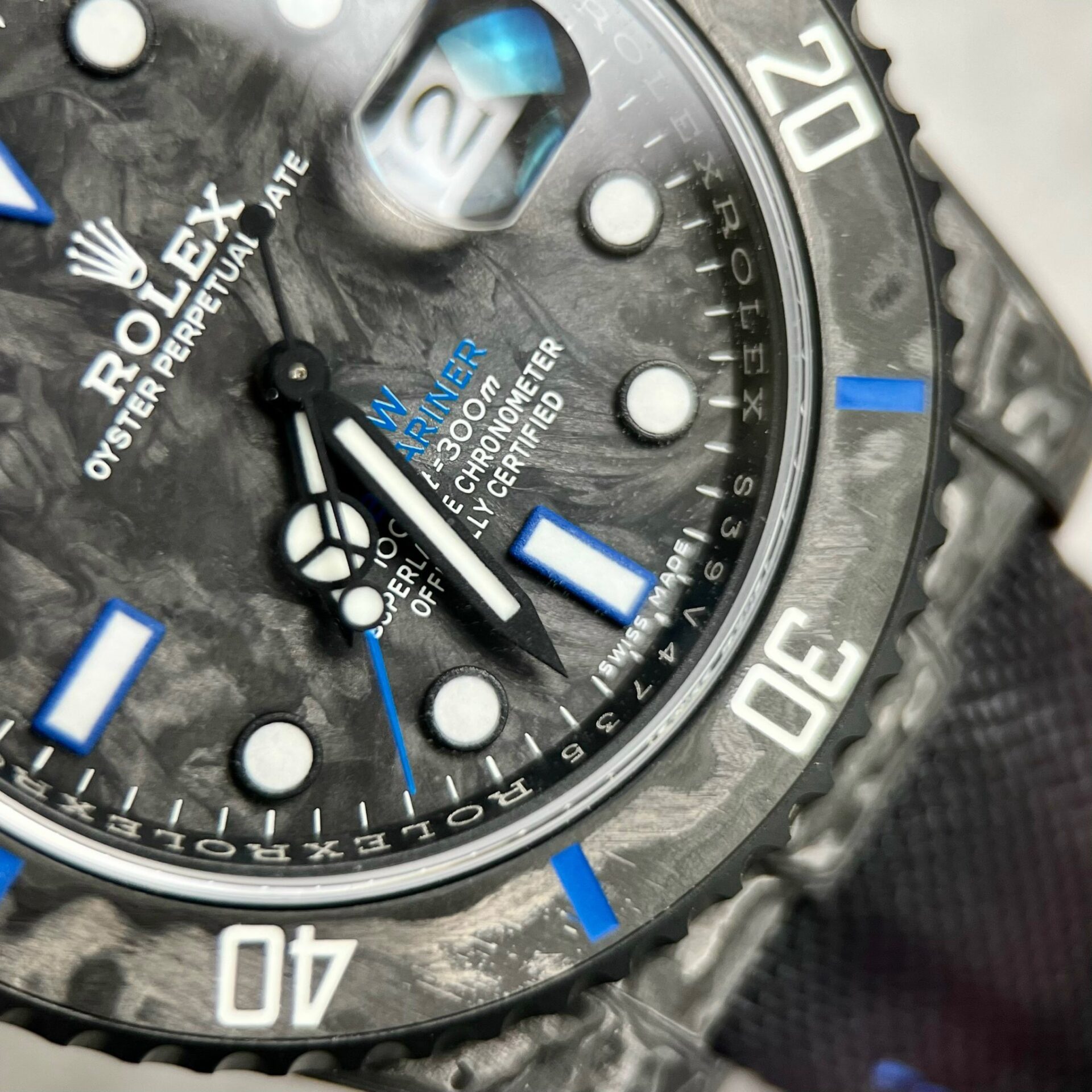 Rolex GMT-Master II Diw Super Clone 1:1 Watch Carbon Ultra Light 40mm - Image 6