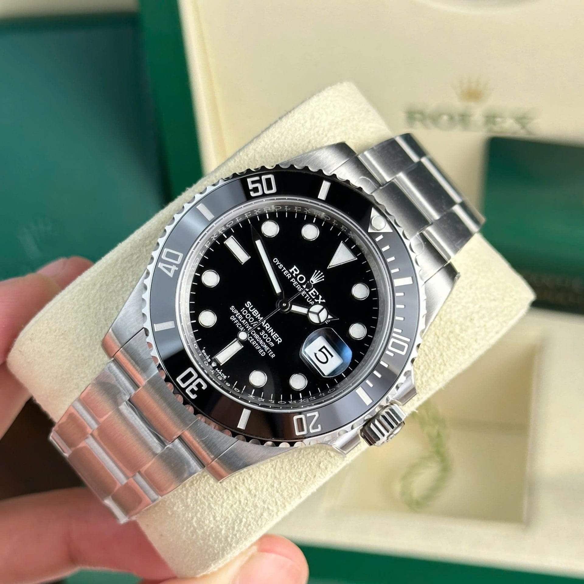 Rolex Men Super Clone Watch Submariner 126610LN Dial Black VS Factory 41mm - Image 2