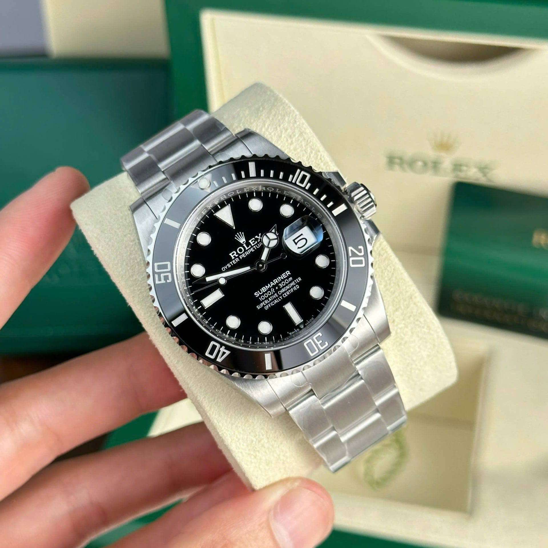 Rolex Men Super Clone Watch Submariner 126610LN Dial Black VS Factory 41mm - Image 3