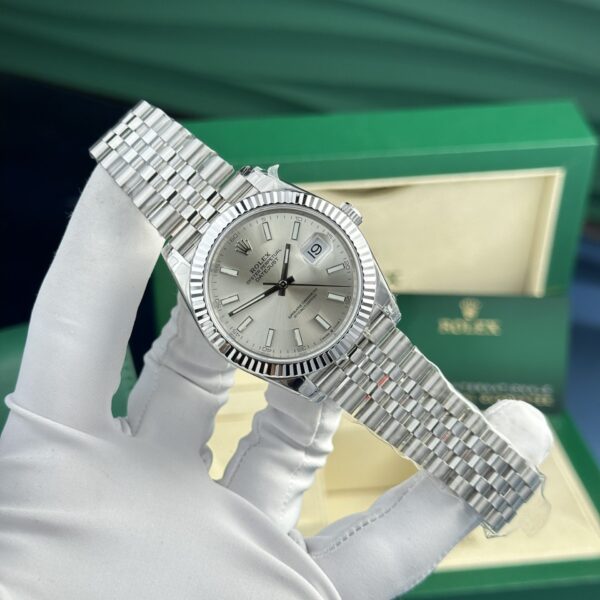 Dong Ho Rolex Nam Rep 11 DateJust 126334 Mat So Xam Bac VS Factory 41mm 2 1