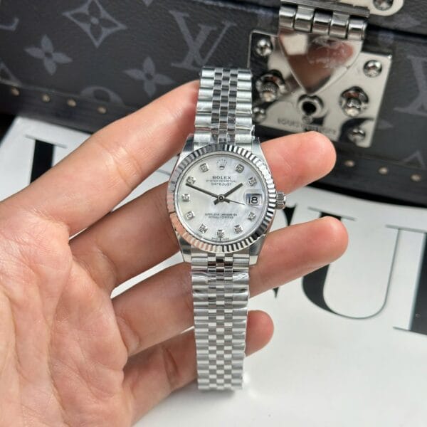 Dong Ho Rolex Nu Replica Cao Cap DateJust Mat MOP Day Jubilee Nha May THB 31mm 7 1