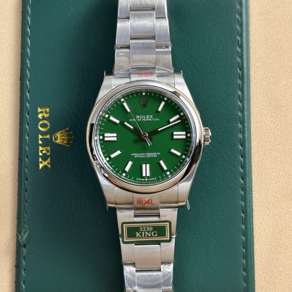 Dong Ho Rolex Oyster Perpetual 124300 Mat Xanh La Rep 11 King Factory 41mm 3 1