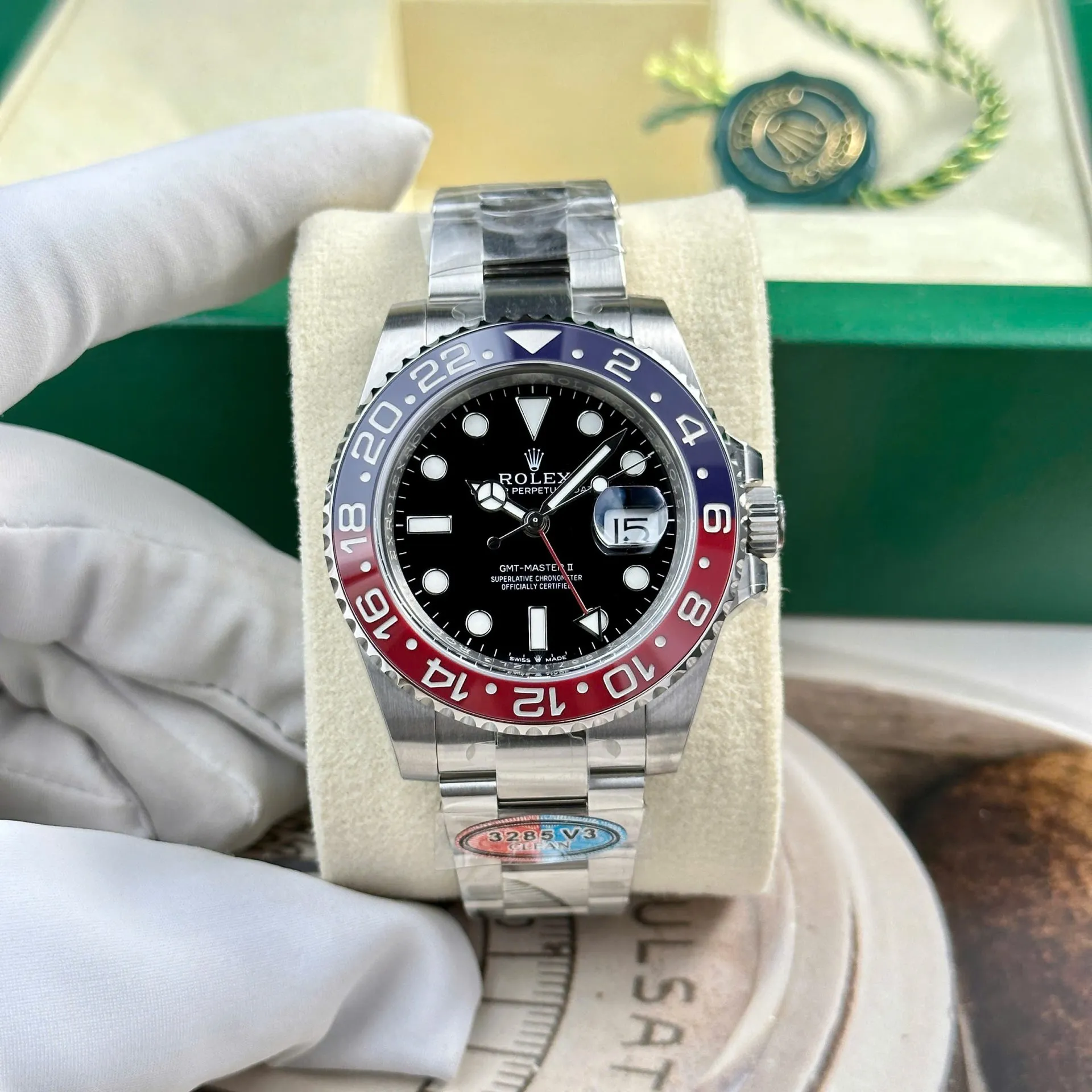 Dong Ho Rolex Pepsi GMT Master II 126710blro Replica 11 Day Oyster Nha May Clean V3 40mm 2 1