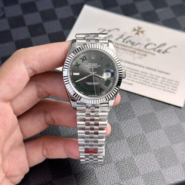 Dong Ho Rolex Rep 11 Datejust 126334 Mat So Wimbledon VSF 41mm 3 1