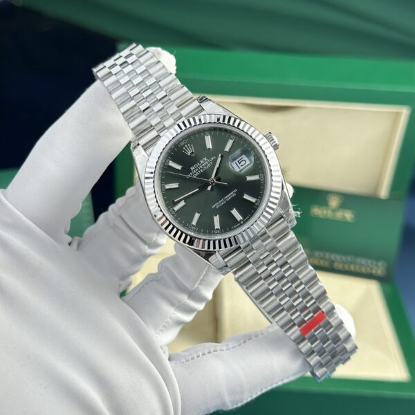 Dong Ho Rolex Replica 11 DateJust 126334 Mat Xanh La Cay VS Factory 41mm 4 1