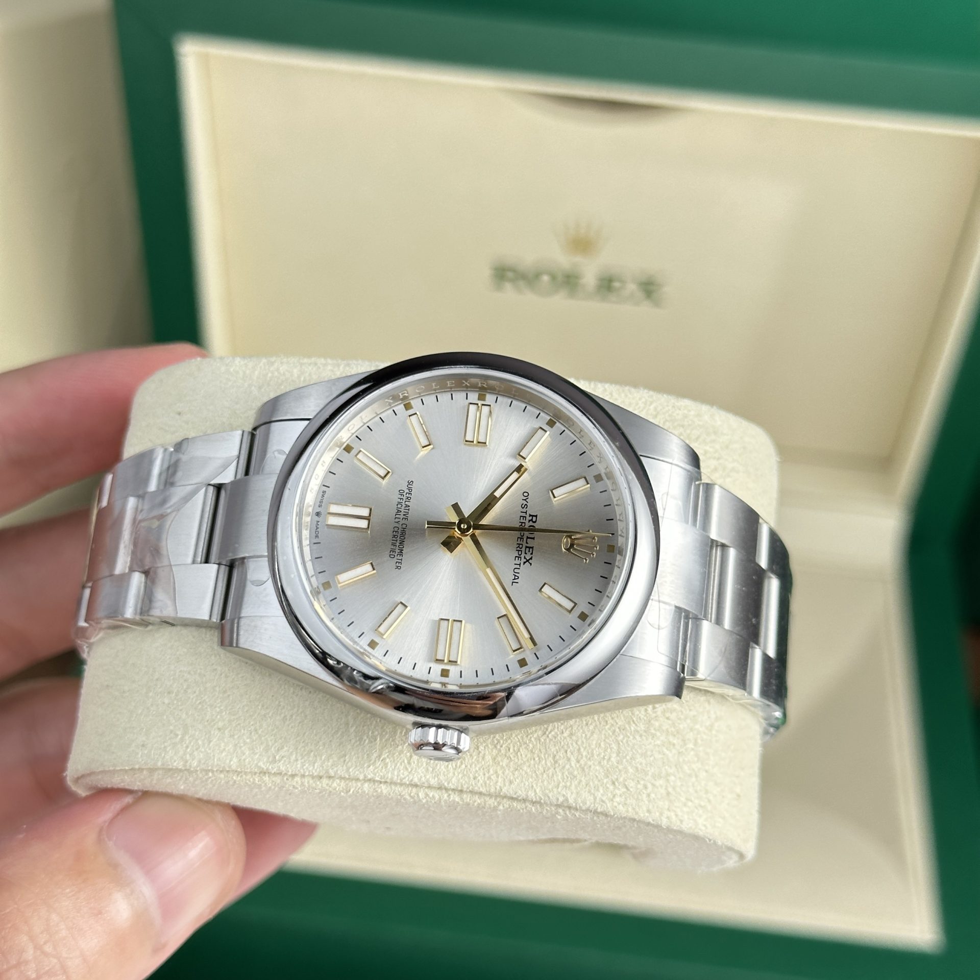 Rolex Super Clone Watch Oyster Perpetual 124300 Silver Dial Clean Factory 41mm - Image 3