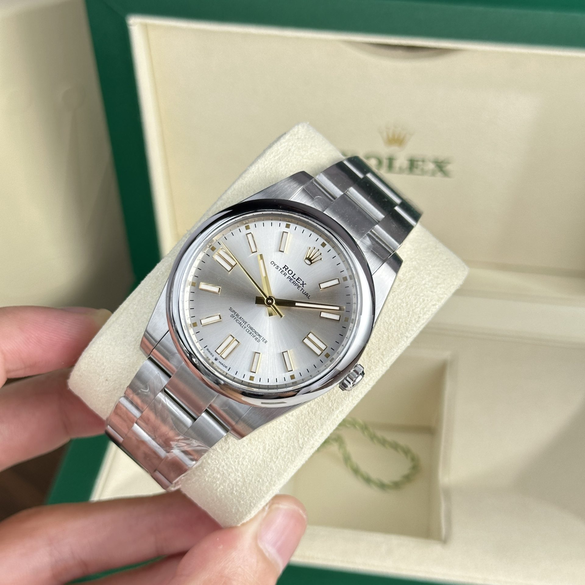 Rolex Super Clone Watch Oyster Perpetual 124300 Silver Dial Clean Factory 41mm - Image 2