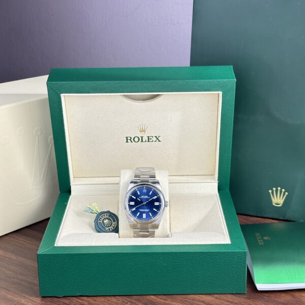 Dong Ho Rolex Replica 11 Oyster Perpetual 124300 Mat Xanh Blue Clean Factory 41mm 1 1
