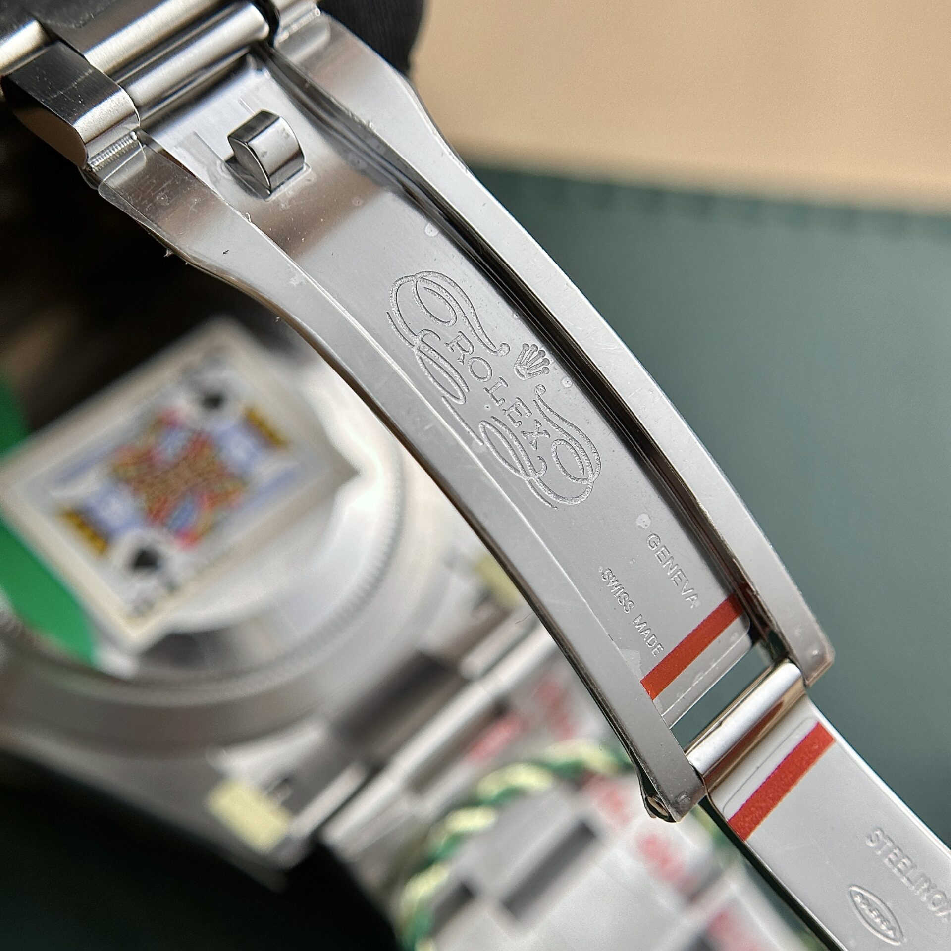 Rolex Oyster Perpetual 124300 Red Dial Oyster Strap King Factory 41mm Super Clone - Image 8