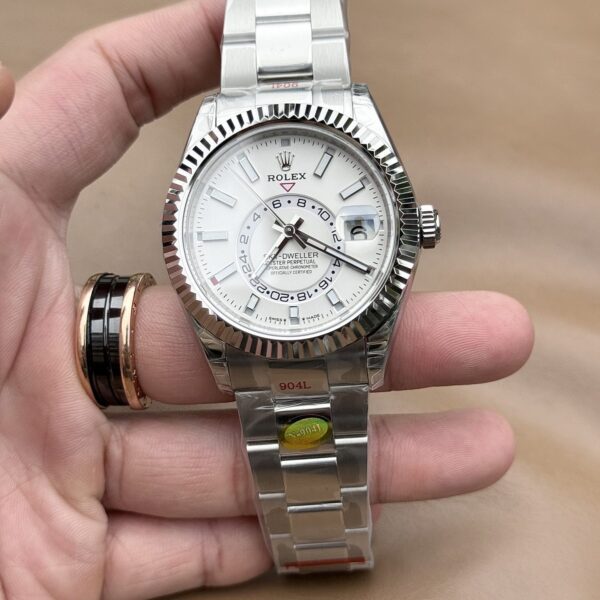 Dong Ho Rolex Replica Cao Cap Sky Dweller 326934 Mat Trang 42mm 2 1