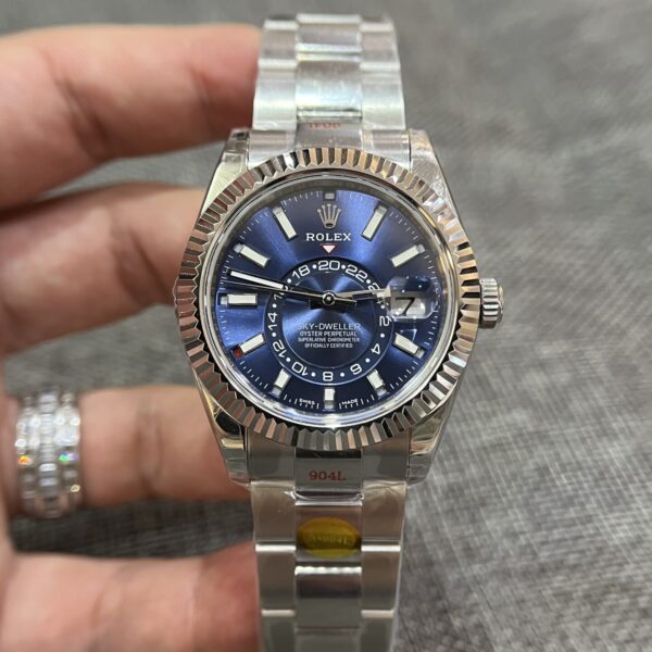 Dong Ho Rolex Sky Dweller 326935 Mat Xanh Duong Nha May Noob 42mm 3 1