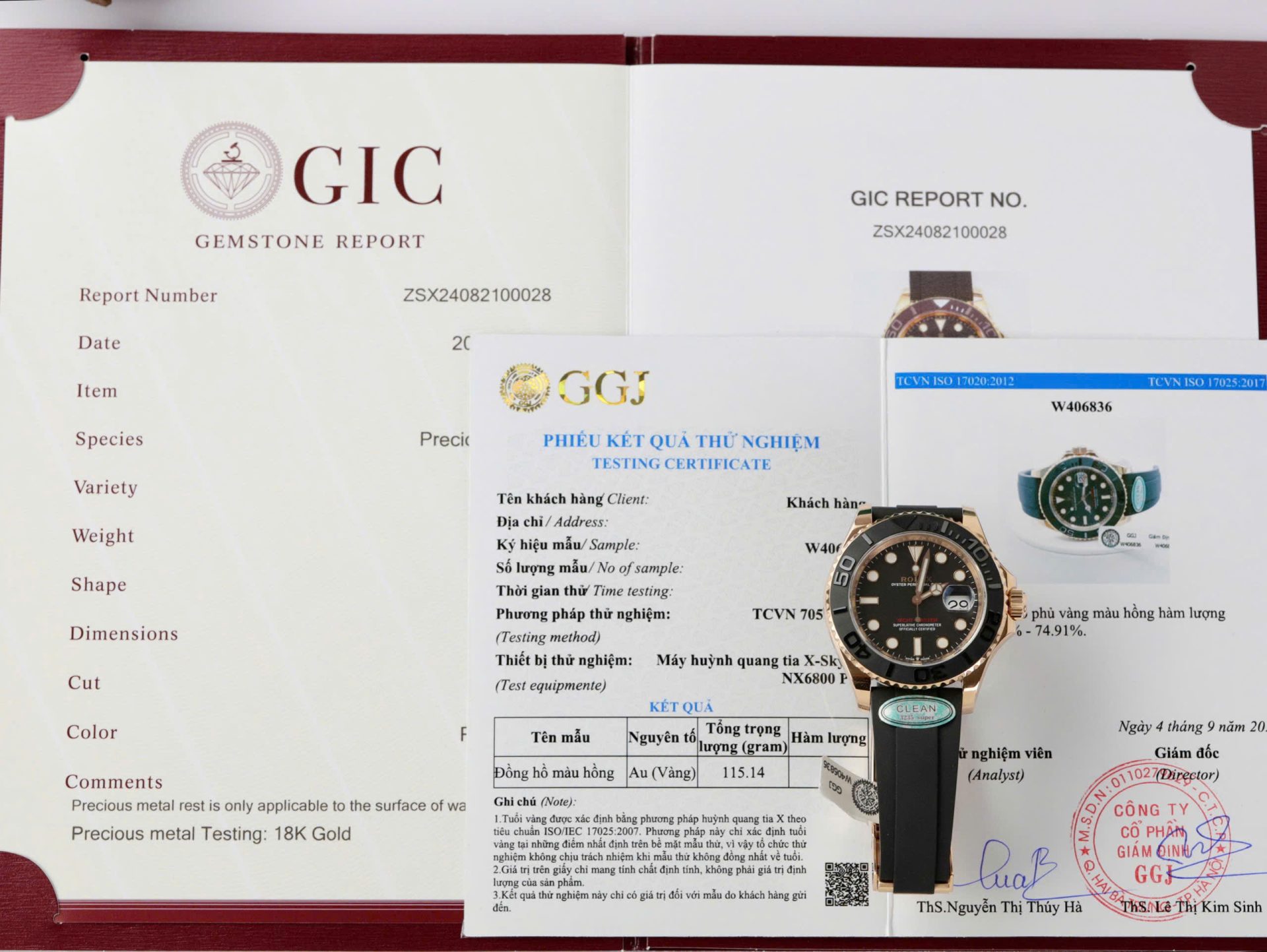 Rolex Yacht-Master 18K Rose Gold Case Super Clone Watch Black Dial 40mm