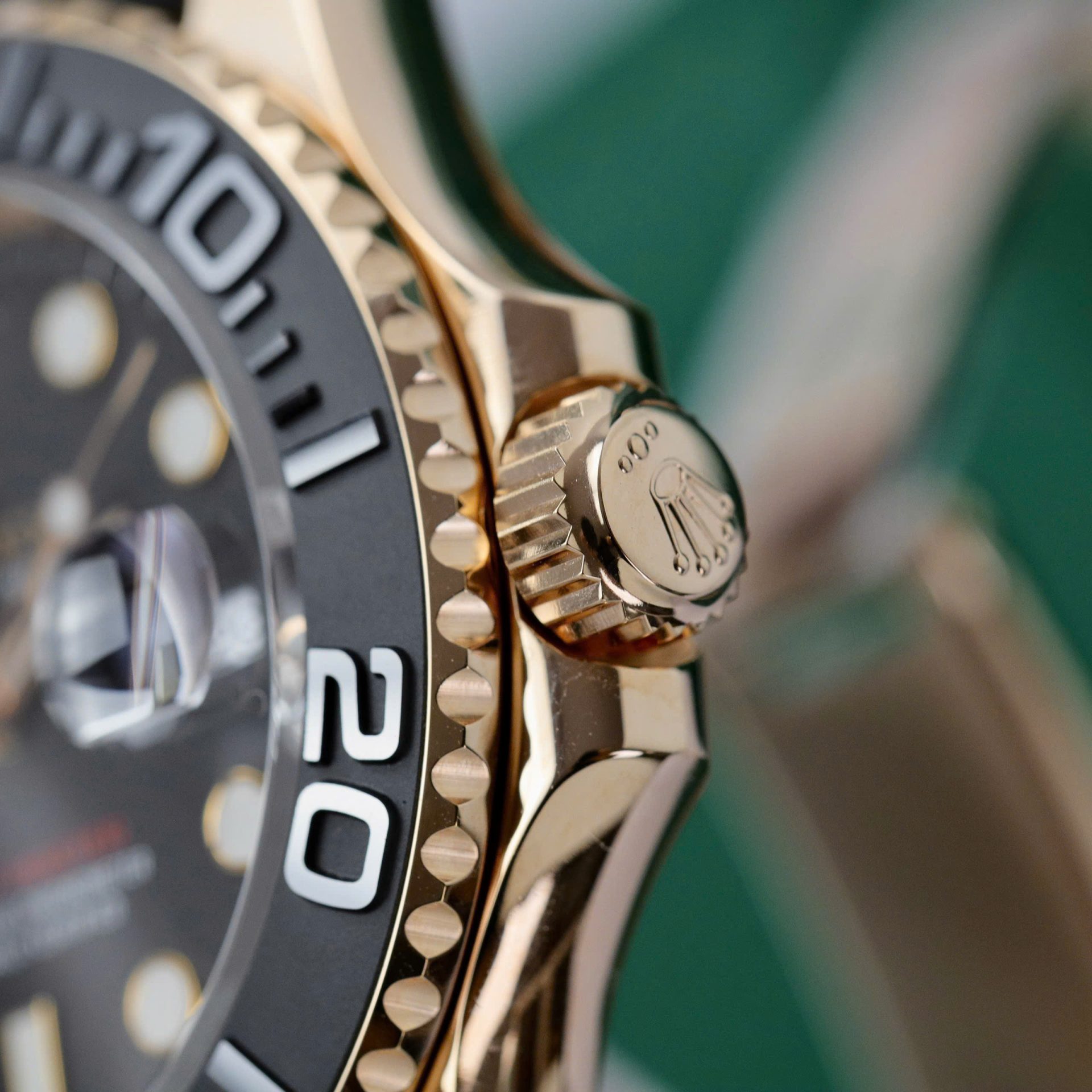 Rolex Yacht-Master 18K Rose Gold Case Super Clone Watch Black Dial 40mm - Image 8