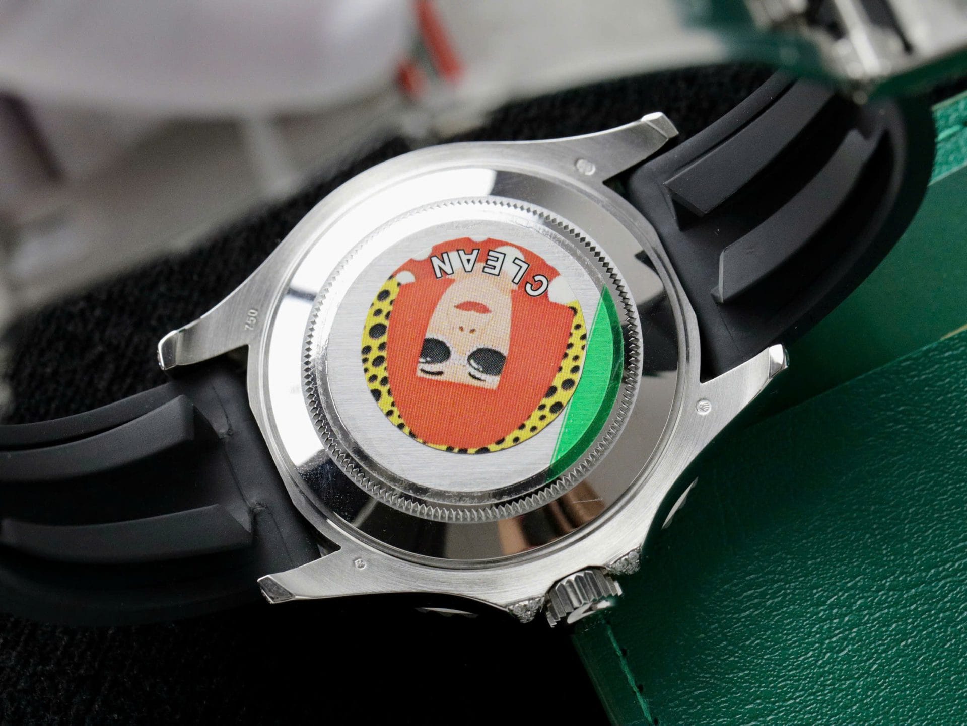 Rolex Yacht-Master Super Clone Watch Full Diamond Moissanite Rubber Strap 42mm - Image 8