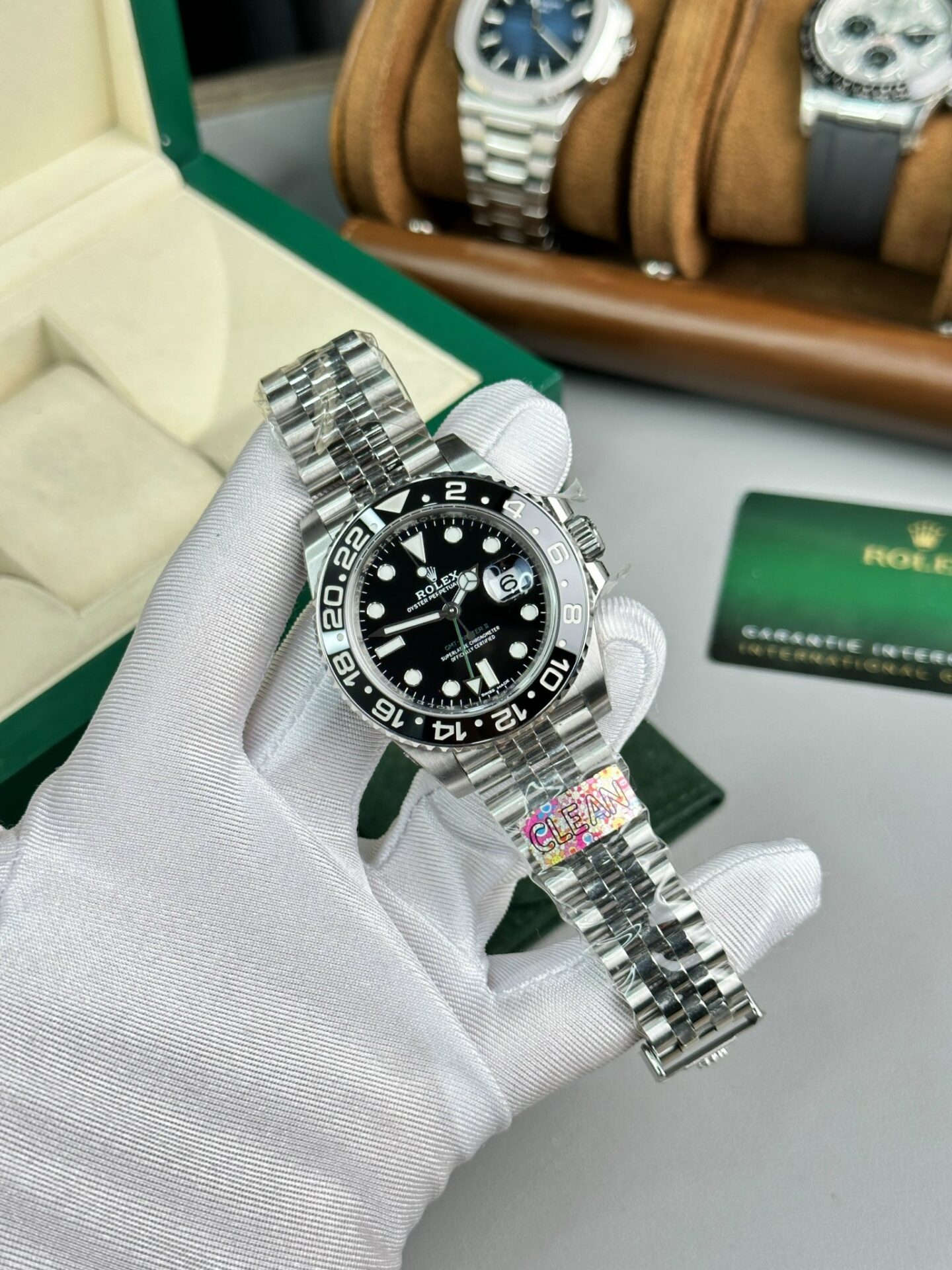 Rolex GMT-Master II 116710LN Super Clone Watch Black Dial Clean Factory 40mm