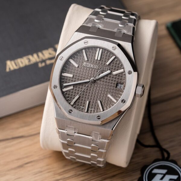 Dong Ho Audemars Piguet 15500ST Replica 11 Mat So Xam ZF 41mm 1 1
