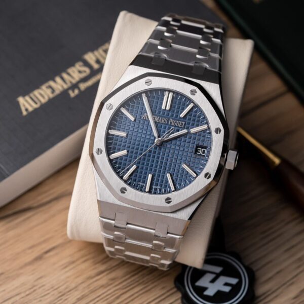 Dong Ho Audemars Piguet 15500ST Replica 11 Mat Xanh Duong ZF 41mm 1 1