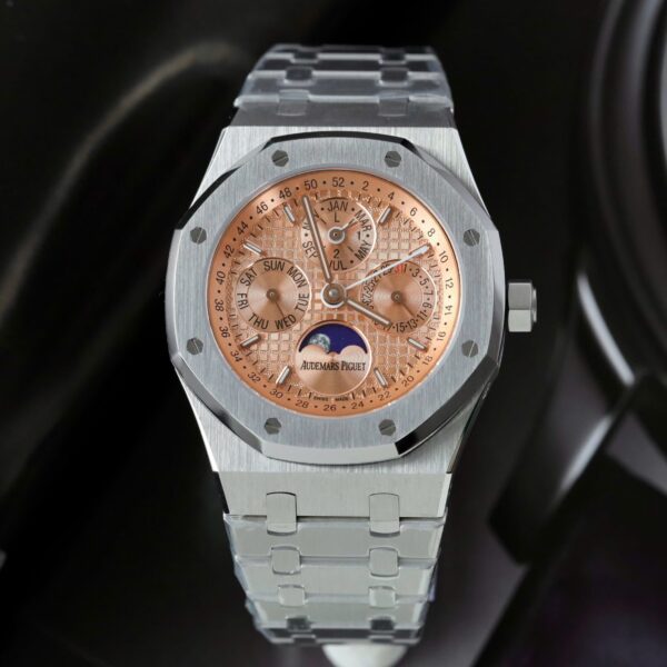 Dong Ho Audemars Piguet 26574 Replica Cao Cap Mat Ca Hoi Day Kim Loai 41mm 1 1