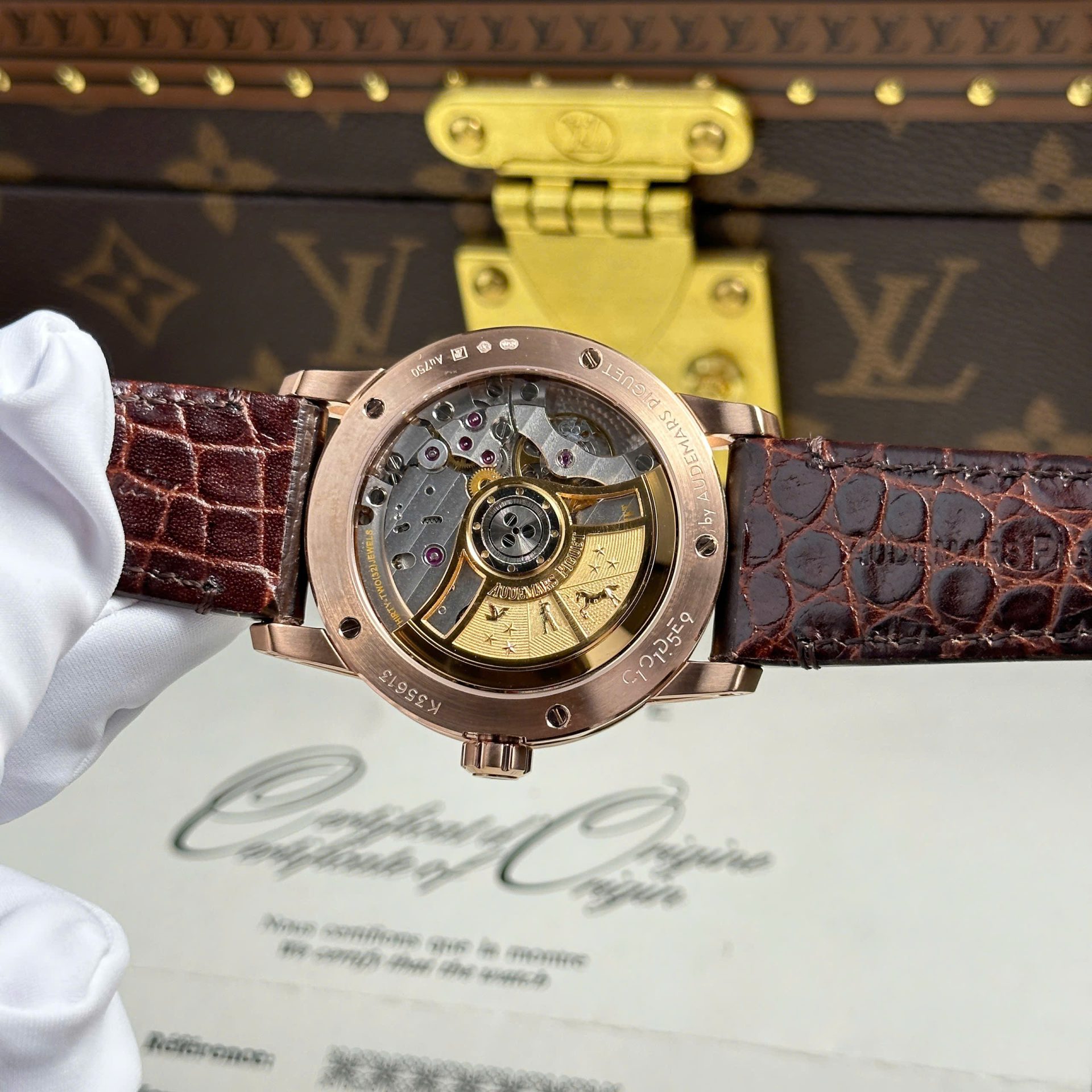 Audemars Piguet Super Clone Watch Code 11.59 Selfwinding 15210OR White Dial APS Factory 41mm - Image 12