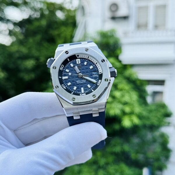 Dong Ho Audemars Piguet Rep 11 Royal Oak 15720ST Mau Xanh IP Factory 41mm 4 1