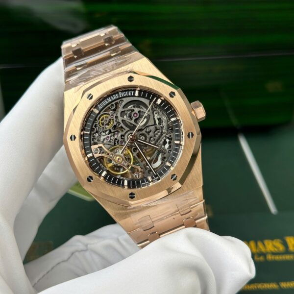 Dong Ho Audemars Piguet Replica 11 Royal Oak 15407 Ma Vang Hong Nha May THB 41mm 3 1