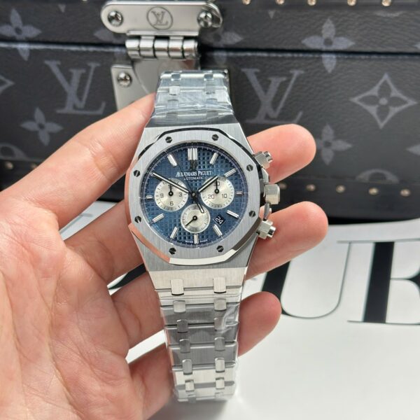 Dong Ho Audemars Piguet Replica 11 Royal Oak 26331 Chronograph Mat Xanh Blue 41mm 7 1