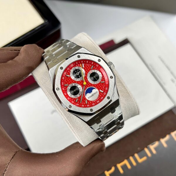 Dong Ho Audemars Piguet Replica 11 Royal Oak Chronogarph 26574ST Mat So Mau Do 41mm 6 1