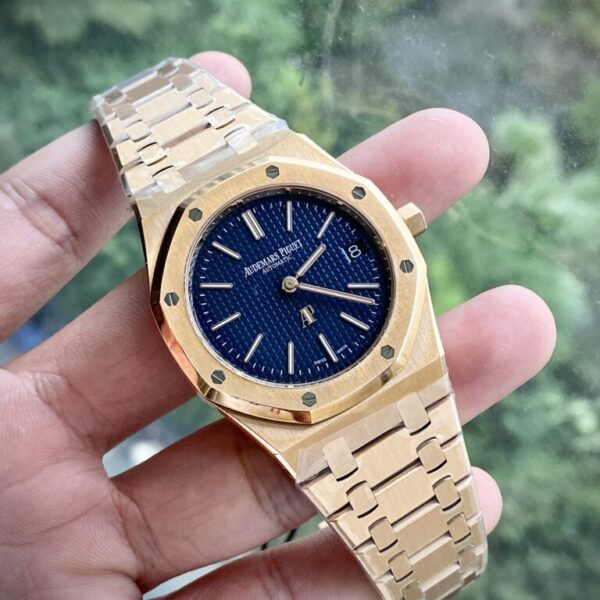 Dong Ho Audemars Piguet Royal Oak 15202OR Jumbo Mat Xanh Blue ZF 39mm 8 1