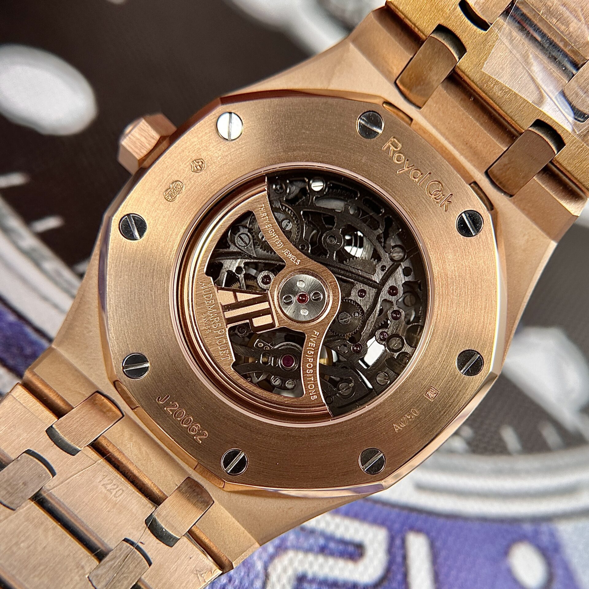 Audemars Piguet Royal Oak 15407 Rose Gold Replica 11 Watch APS 41mm - Image 8