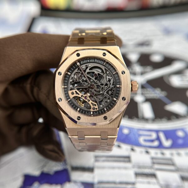 Dong Ho Audemars Piguet Royal Oak 15407 Rose Gold Replica 11 APS 41mm 2 1