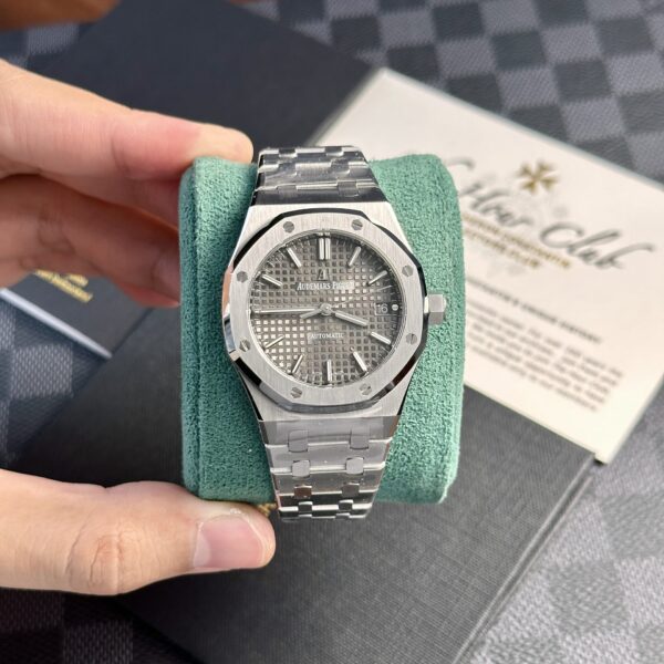 Dong Ho Audemars Piguet Royal Oak 15450ST Replica 11 Mat Xam APS 37mm 2 1