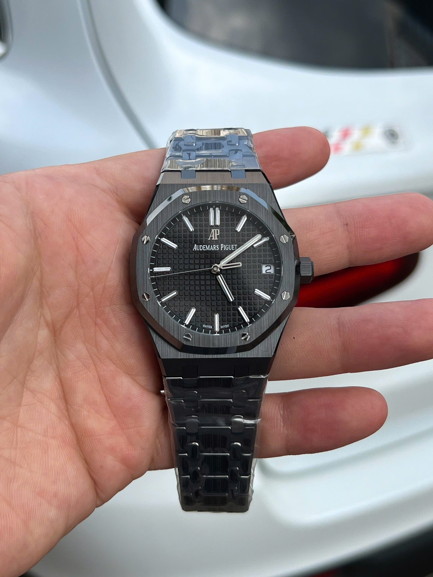 Audemars Piguet Royal Oak 15500 Replica Watch Black Ceramic APS Factory 41mm