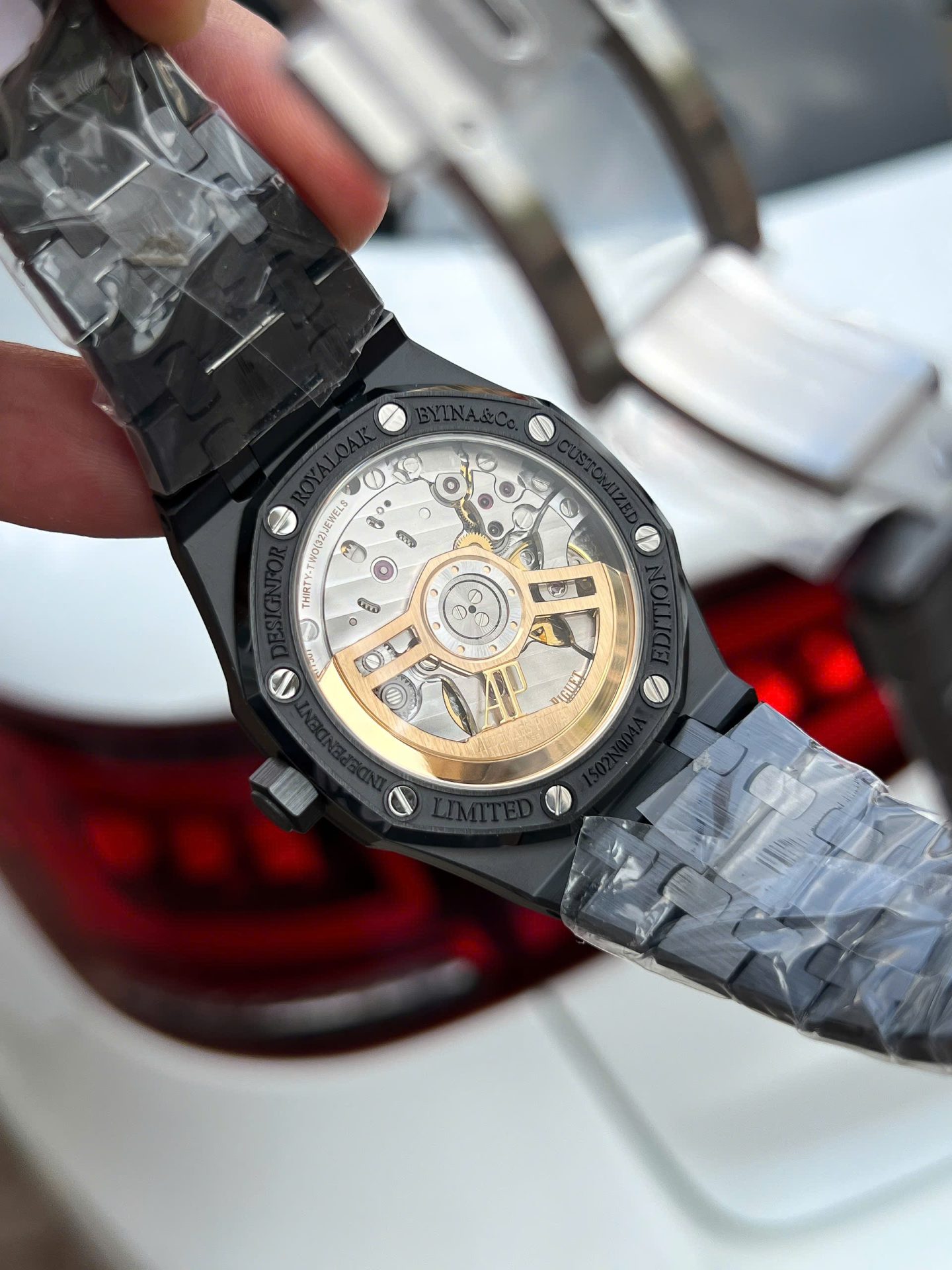 Audemars Piguet Royal Oak 15500 Replica Watch Black Ceramic APS Factory 41mm - Image 8