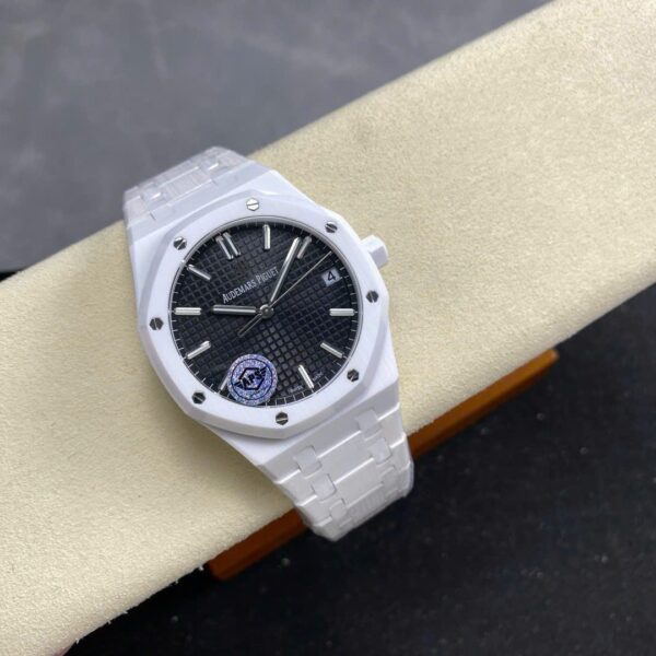 Dong Ho Audemars Piguet Royal Oak 15500 Che Tac Gom Trang Mat Den Xuong APS 41mm 4 1