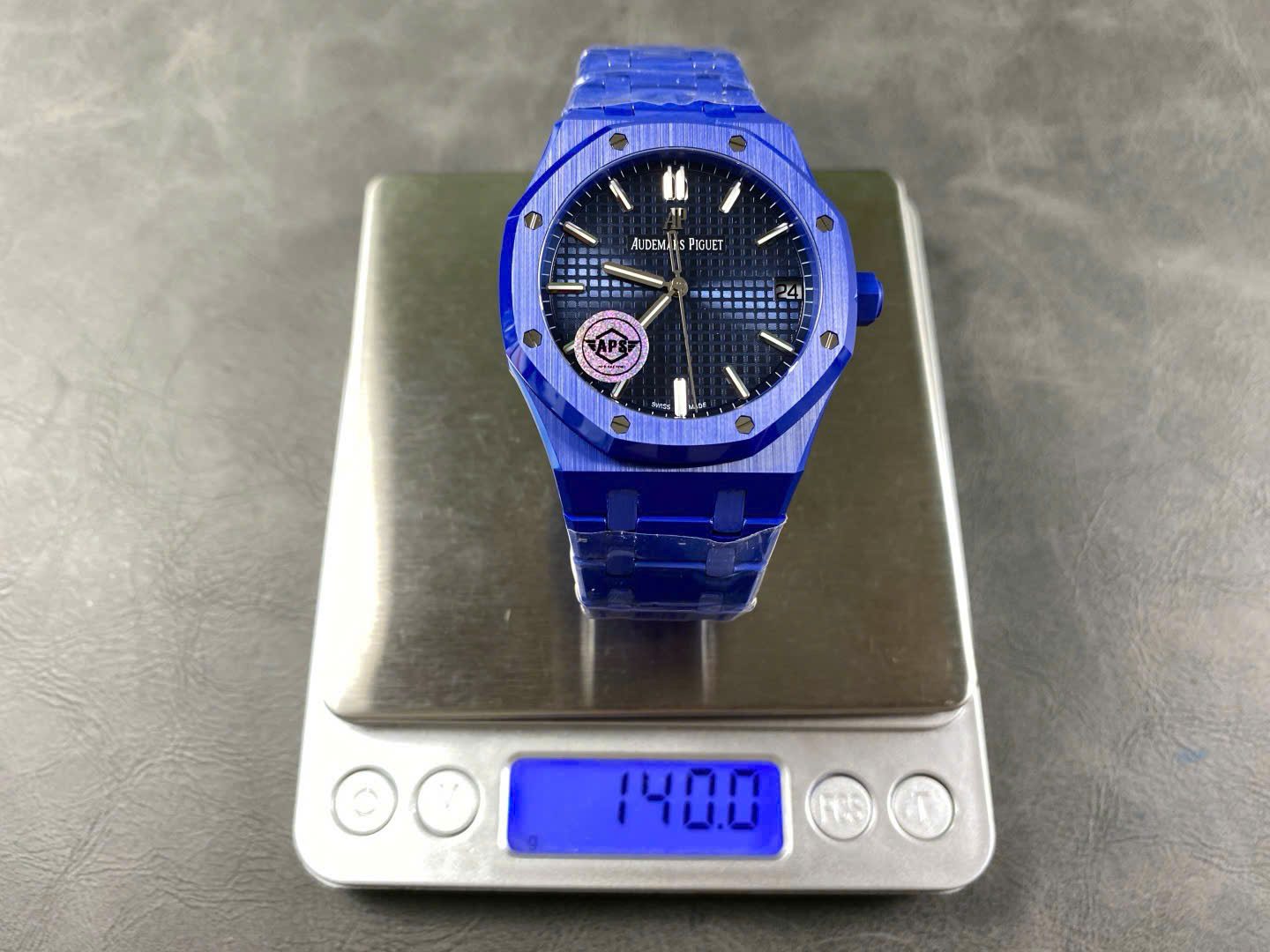 Audemars Piguet Super Clone Watch Royal Oak 15500 Ceramic Blue APS Factory 41mm - Image 2